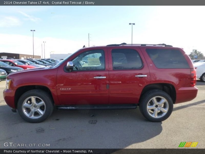 Crystal Red Tintcoat / Ebony 2014 Chevrolet Tahoe LT 4x4