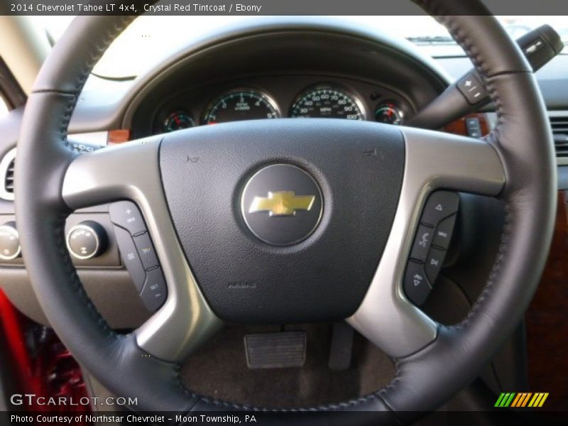 Crystal Red Tintcoat / Ebony 2014 Chevrolet Tahoe LT 4x4
