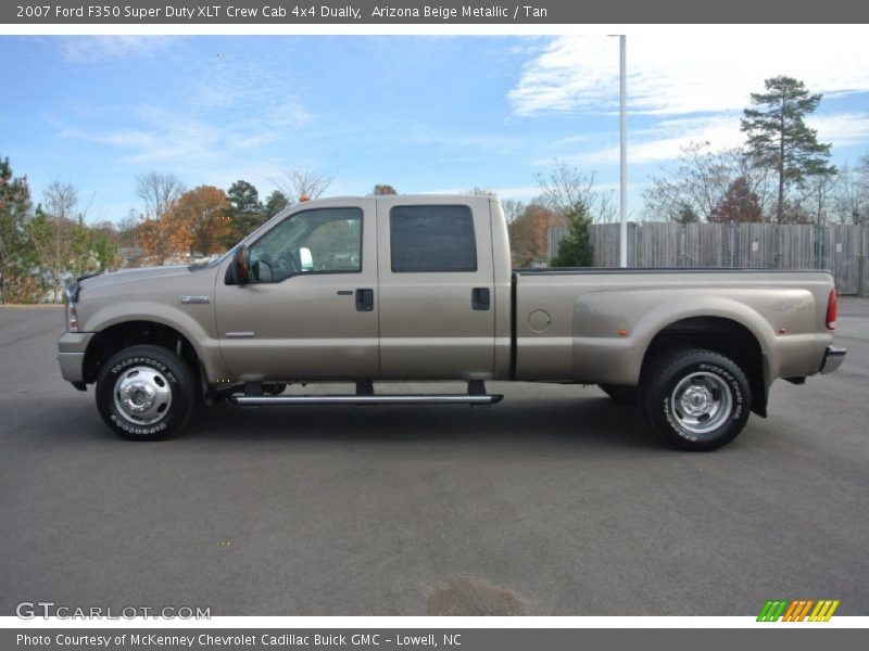  2007 F350 Super Duty XLT Crew Cab 4x4 Dually Arizona Beige Metallic