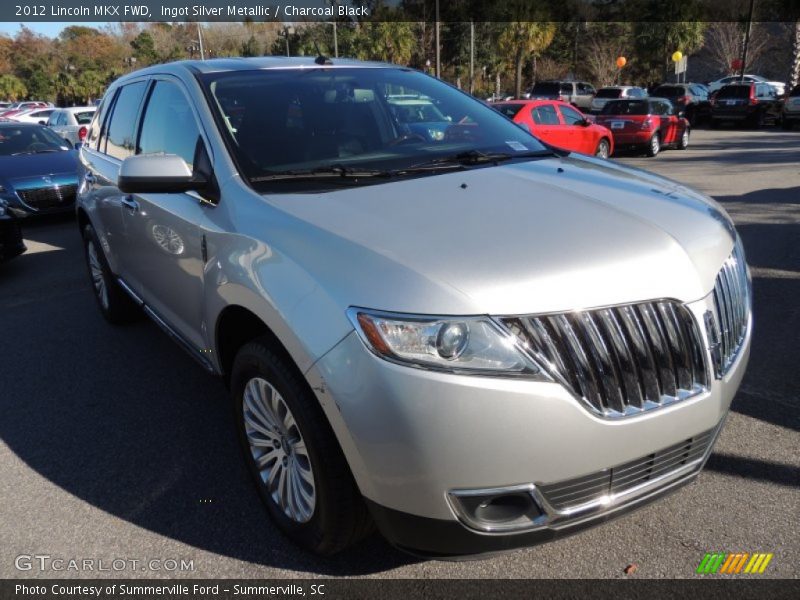 Ingot Silver Metallic / Charcoal Black 2012 Lincoln MKX FWD