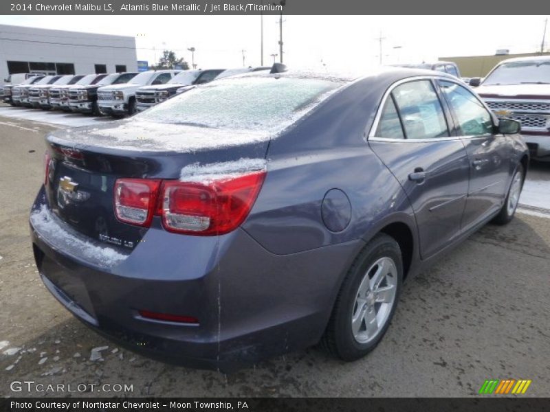 Atlantis Blue Metallic / Jet Black/Titanium 2014 Chevrolet Malibu LS