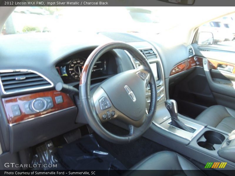 Ingot Silver Metallic / Charcoal Black 2012 Lincoln MKX FWD