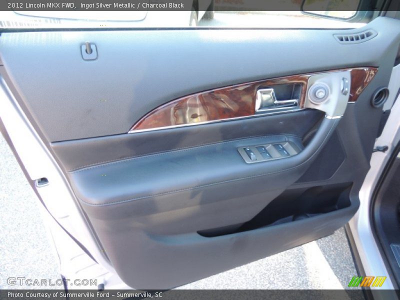Ingot Silver Metallic / Charcoal Black 2012 Lincoln MKX FWD