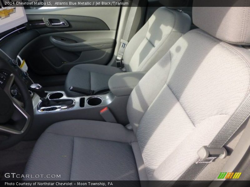 Atlantis Blue Metallic / Jet Black/Titanium 2014 Chevrolet Malibu LS