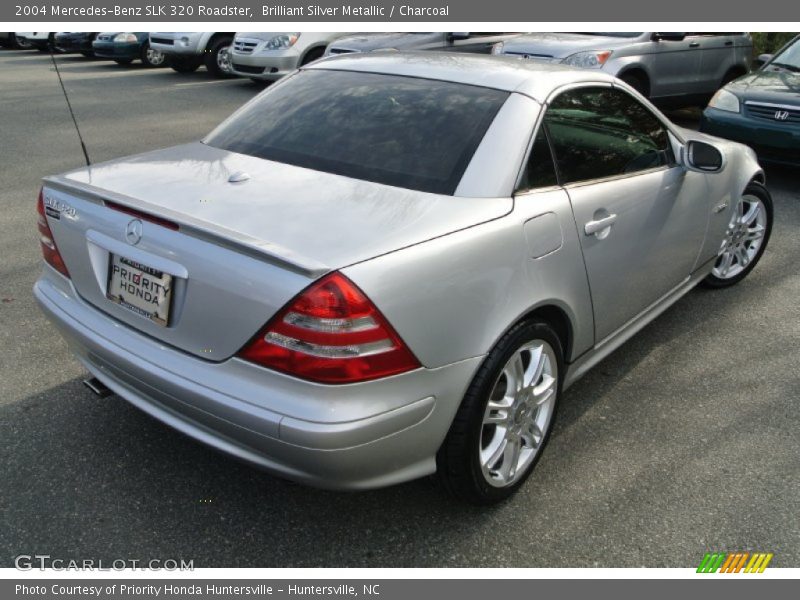 Brilliant Silver Metallic / Charcoal 2004 Mercedes-Benz SLK 320 Roadster