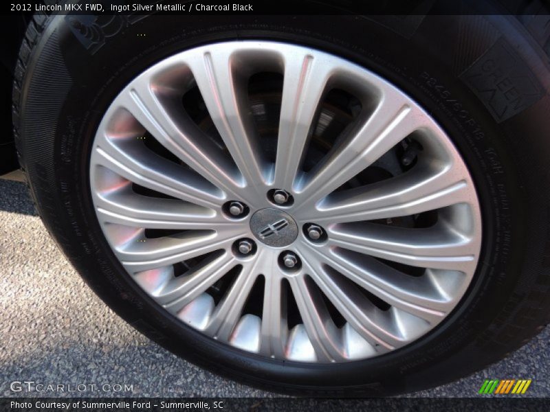 Ingot Silver Metallic / Charcoal Black 2012 Lincoln MKX FWD