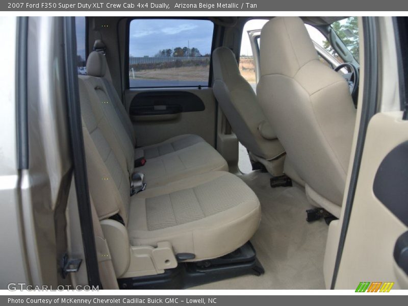 Arizona Beige Metallic / Tan 2007 Ford F350 Super Duty XLT Crew Cab 4x4 Dually