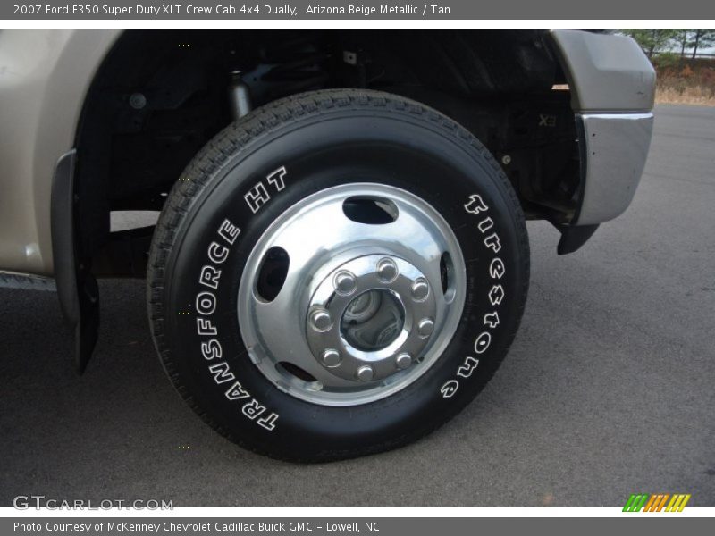 Arizona Beige Metallic / Tan 2007 Ford F350 Super Duty XLT Crew Cab 4x4 Dually
