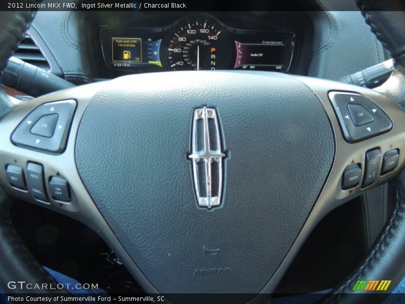 Ingot Silver Metallic / Charcoal Black 2012 Lincoln MKX FWD