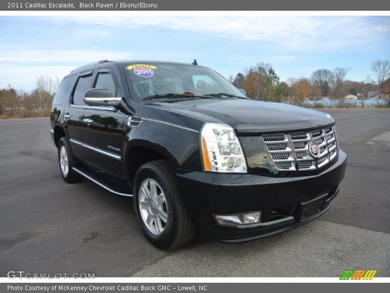 Black Raven / Ebony/Ebony 2011 Cadillac Escalade