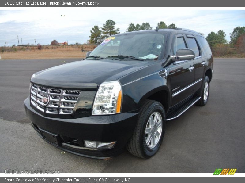 Black Raven / Ebony/Ebony 2011 Cadillac Escalade
