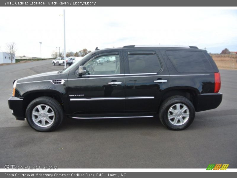 Black Raven / Ebony/Ebony 2011 Cadillac Escalade