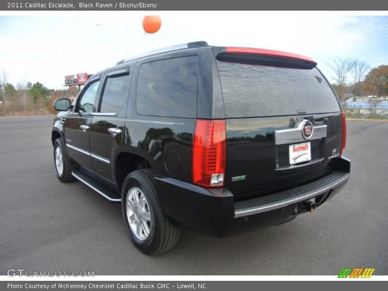 Black Raven / Ebony/Ebony 2011 Cadillac Escalade