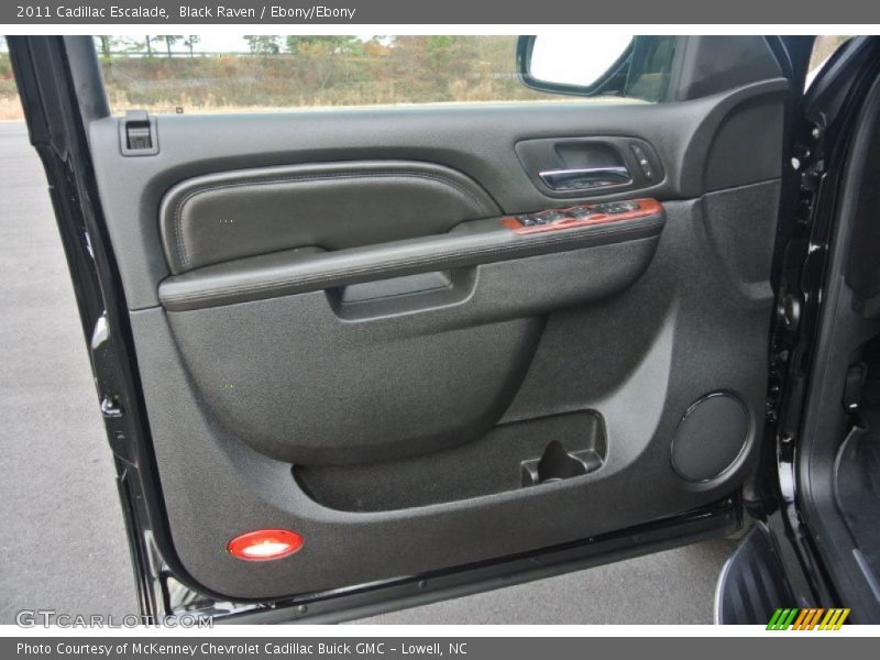 Black Raven / Ebony/Ebony 2011 Cadillac Escalade