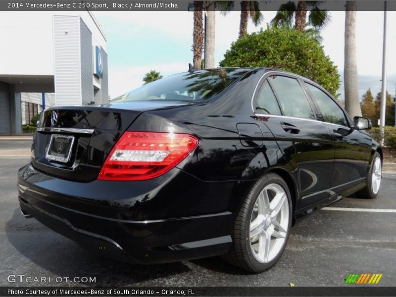 Black / Almond/Mocha 2014 Mercedes-Benz C 250 Sport