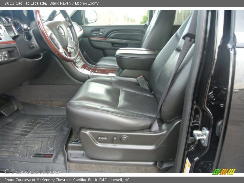 Black Raven / Ebony/Ebony 2011 Cadillac Escalade