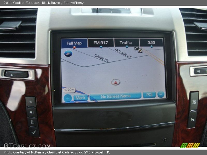 Black Raven / Ebony/Ebony 2011 Cadillac Escalade