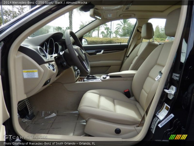 Black / Almond/Mocha 2014 Mercedes-Benz C 250 Sport