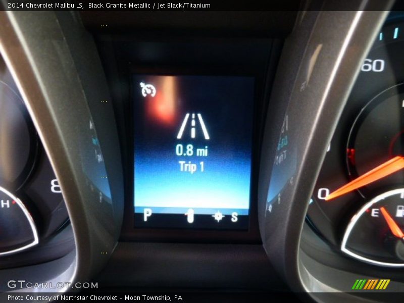 Black Granite Metallic / Jet Black/Titanium 2014 Chevrolet Malibu LS