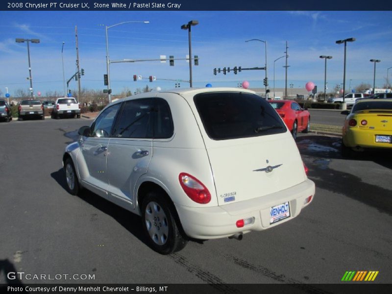 Stone White / Pastel Slate Gray 2008 Chrysler PT Cruiser LX