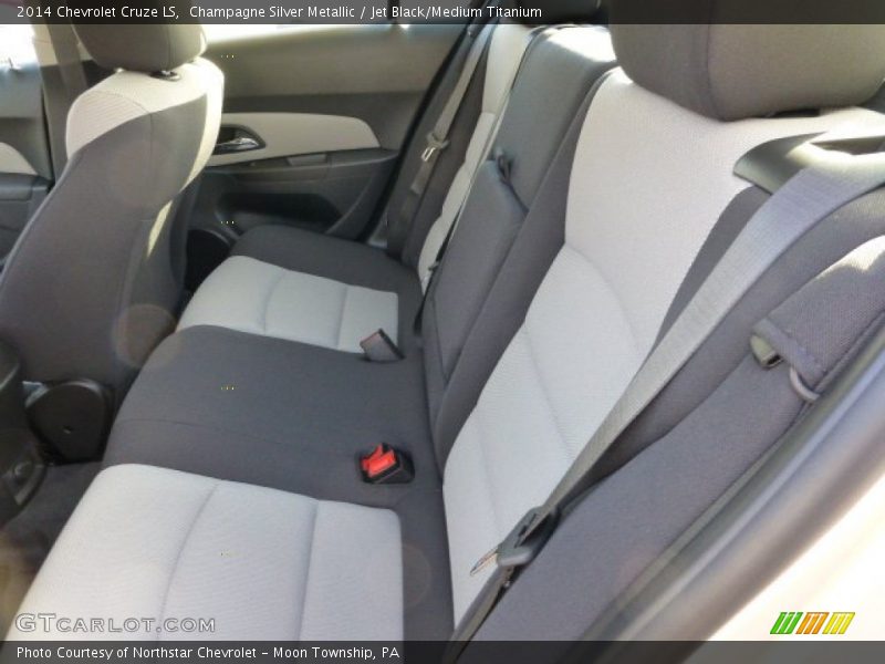 Champagne Silver Metallic / Jet Black/Medium Titanium 2014 Chevrolet Cruze LS