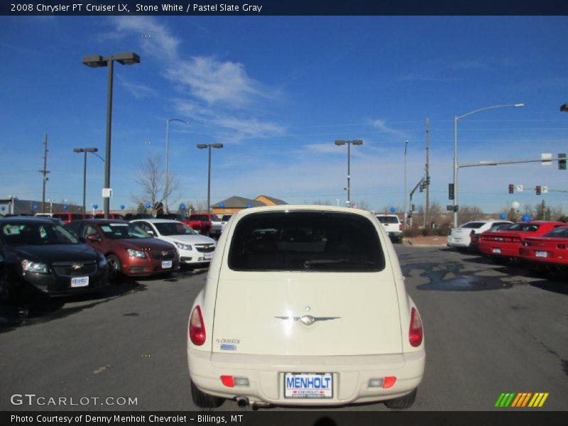 Stone White / Pastel Slate Gray 2008 Chrysler PT Cruiser LX