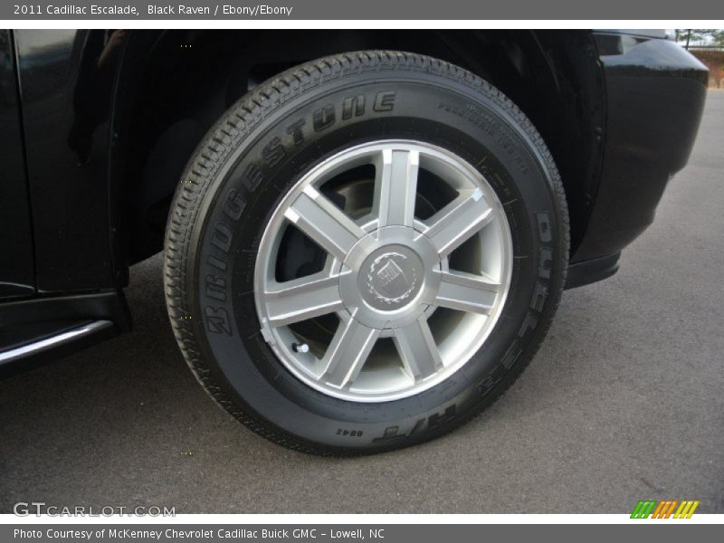 Black Raven / Ebony/Ebony 2011 Cadillac Escalade