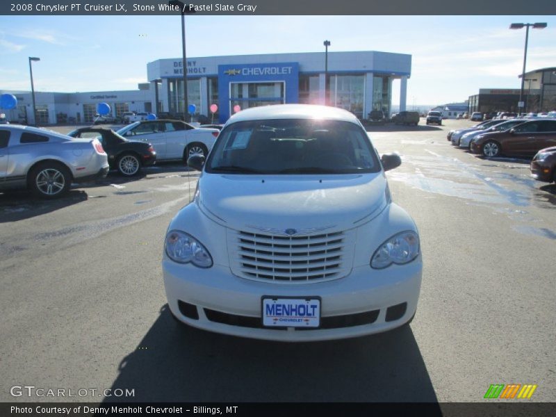 Stone White / Pastel Slate Gray 2008 Chrysler PT Cruiser LX
