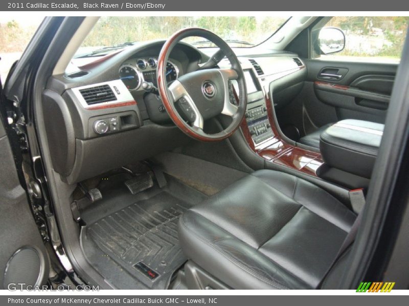 Black Raven / Ebony/Ebony 2011 Cadillac Escalade