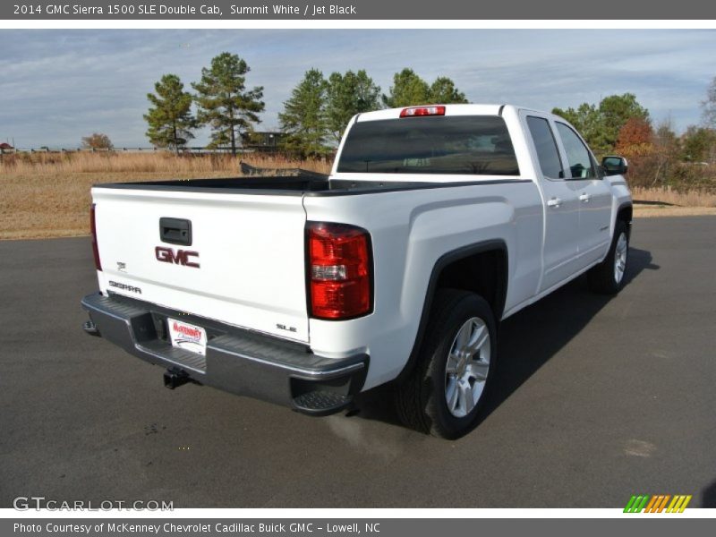 Summit White / Jet Black 2014 GMC Sierra 1500 SLE Double Cab