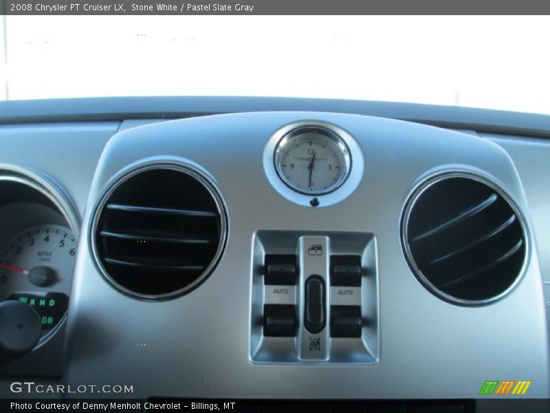 Stone White / Pastel Slate Gray 2008 Chrysler PT Cruiser LX
