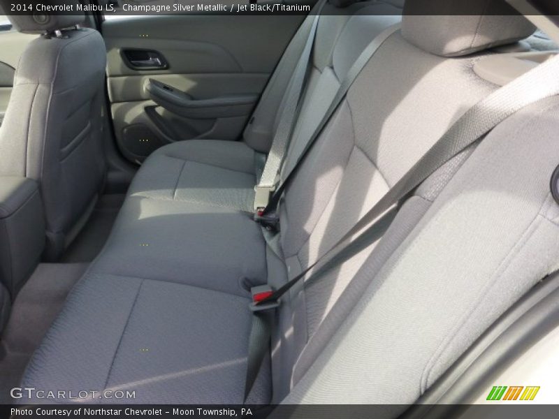 Champagne Silver Metallic / Jet Black/Titanium 2014 Chevrolet Malibu LS
