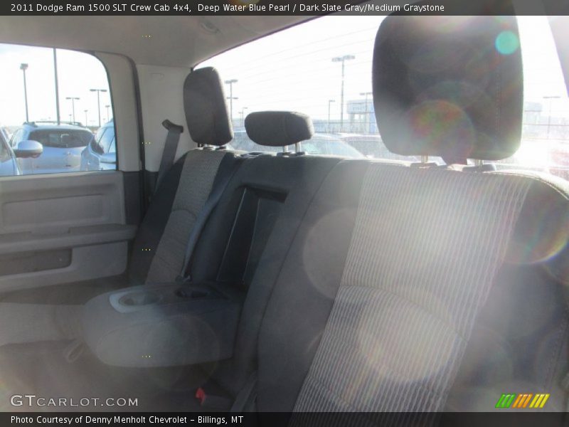 Deep Water Blue Pearl / Dark Slate Gray/Medium Graystone 2011 Dodge Ram 1500 SLT Crew Cab 4x4