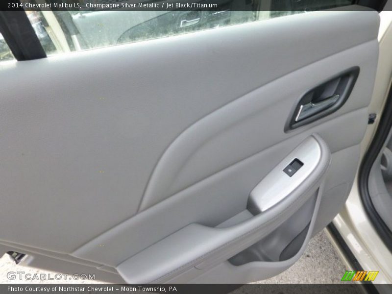 Champagne Silver Metallic / Jet Black/Titanium 2014 Chevrolet Malibu LS