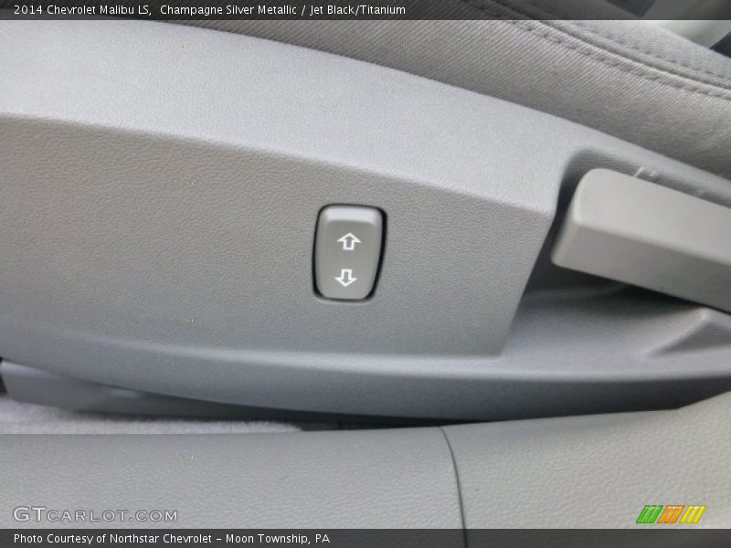Champagne Silver Metallic / Jet Black/Titanium 2014 Chevrolet Malibu LS