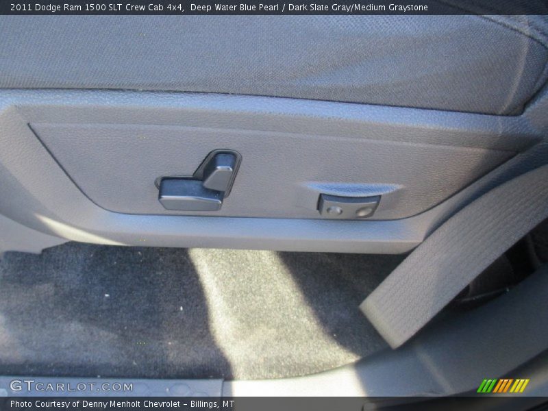 Deep Water Blue Pearl / Dark Slate Gray/Medium Graystone 2011 Dodge Ram 1500 SLT Crew Cab 4x4
