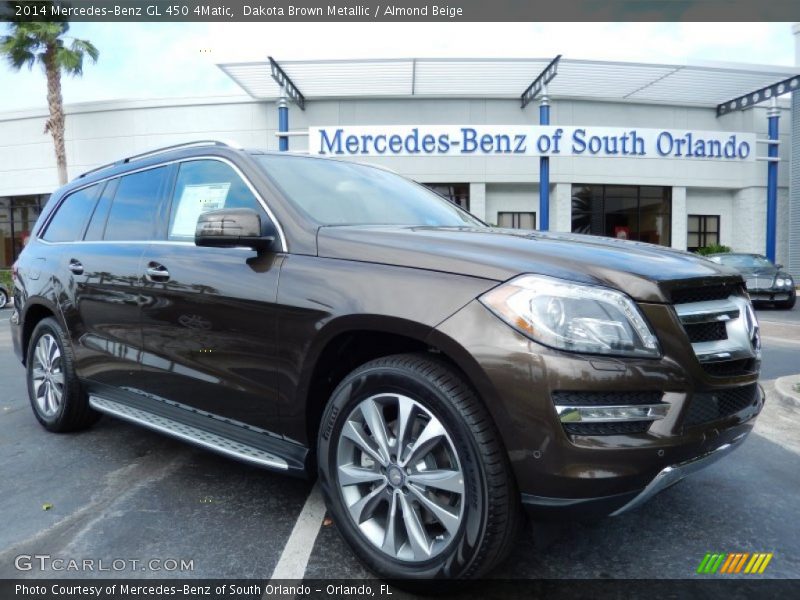 Dakota Brown Metallic / Almond Beige 2014 Mercedes-Benz GL 450 4Matic