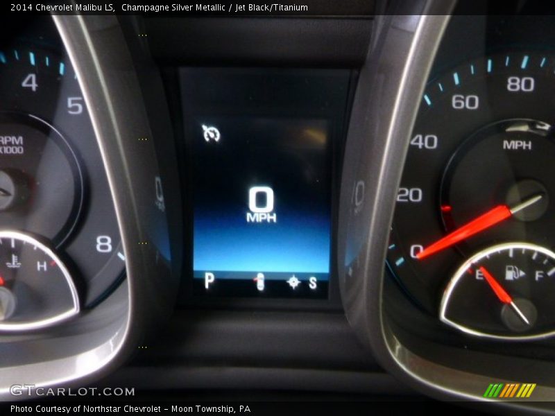 Champagne Silver Metallic / Jet Black/Titanium 2014 Chevrolet Malibu LS