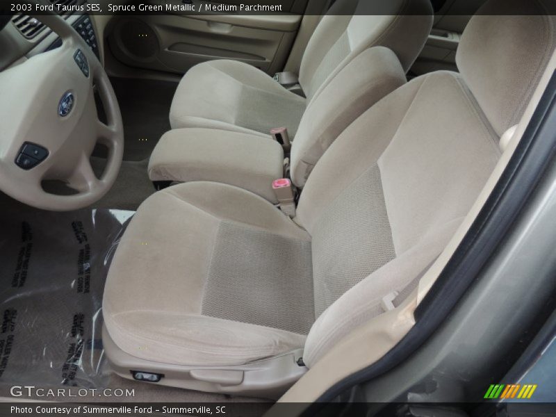 Spruce Green Metallic / Medium Parchment 2003 Ford Taurus SES