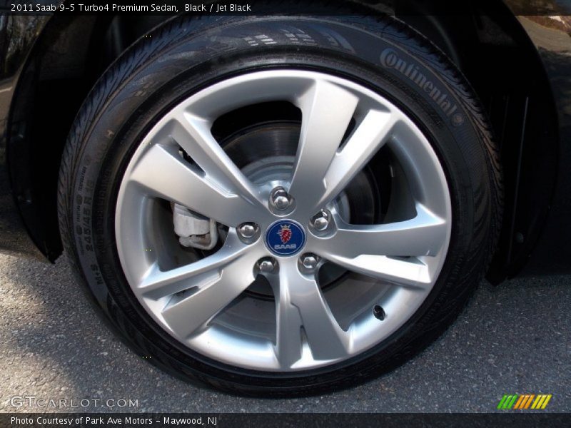 Black / Jet Black 2011 Saab 9-5 Turbo4 Premium Sedan