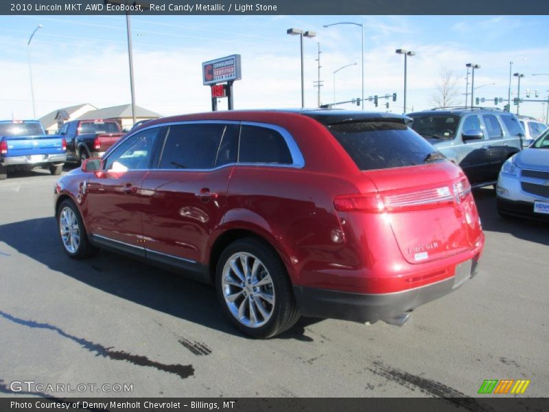 Red Candy Metallic / Light Stone 2010 Lincoln MKT AWD EcoBoost