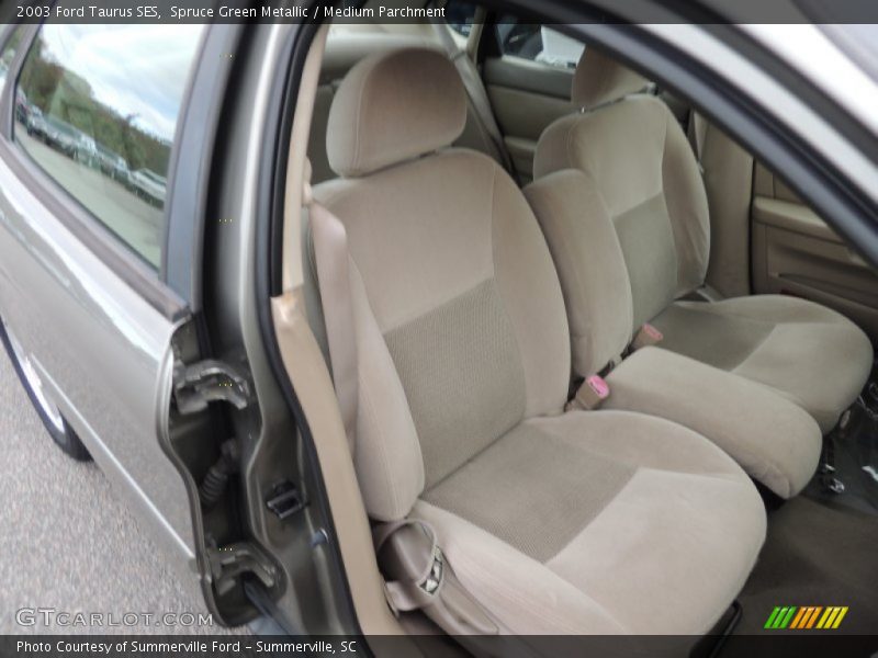 Spruce Green Metallic / Medium Parchment 2003 Ford Taurus SES