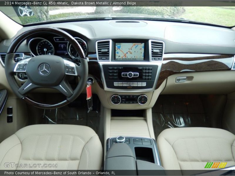 Dakota Brown Metallic / Almond Beige 2014 Mercedes-Benz GL 450 4Matic