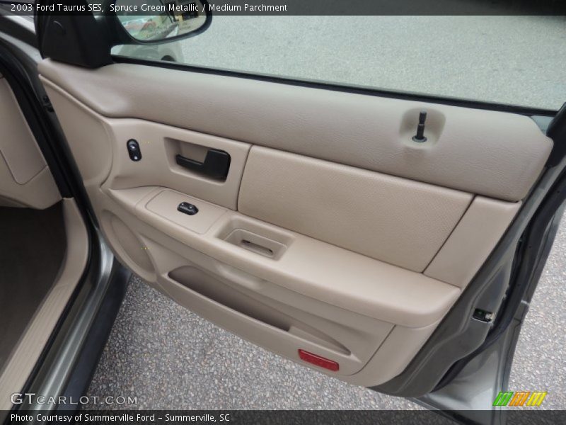 Spruce Green Metallic / Medium Parchment 2003 Ford Taurus SES