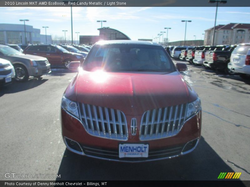 Red Candy Metallic / Light Stone 2010 Lincoln MKT AWD EcoBoost