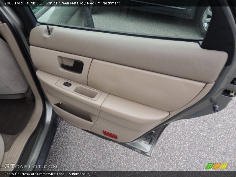 Spruce Green Metallic / Medium Parchment 2003 Ford Taurus SES