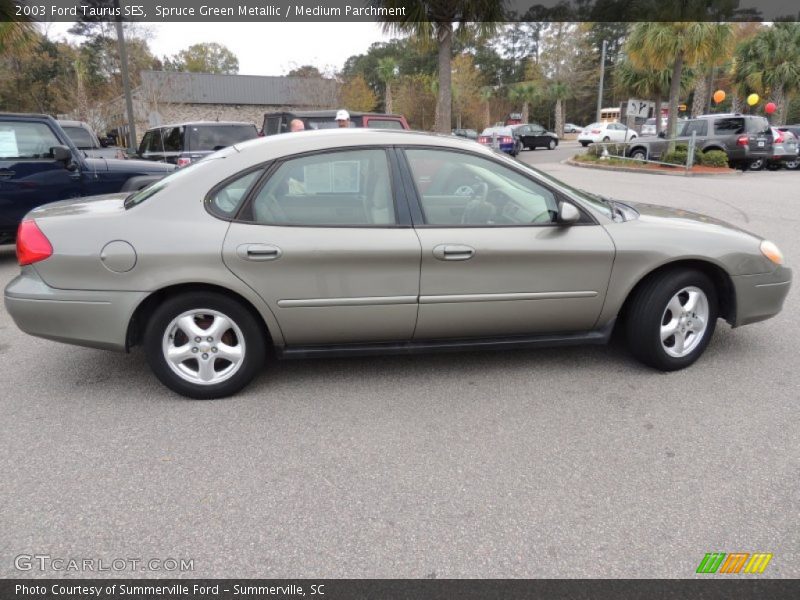 Spruce Green Metallic / Medium Parchment 2003 Ford Taurus SES