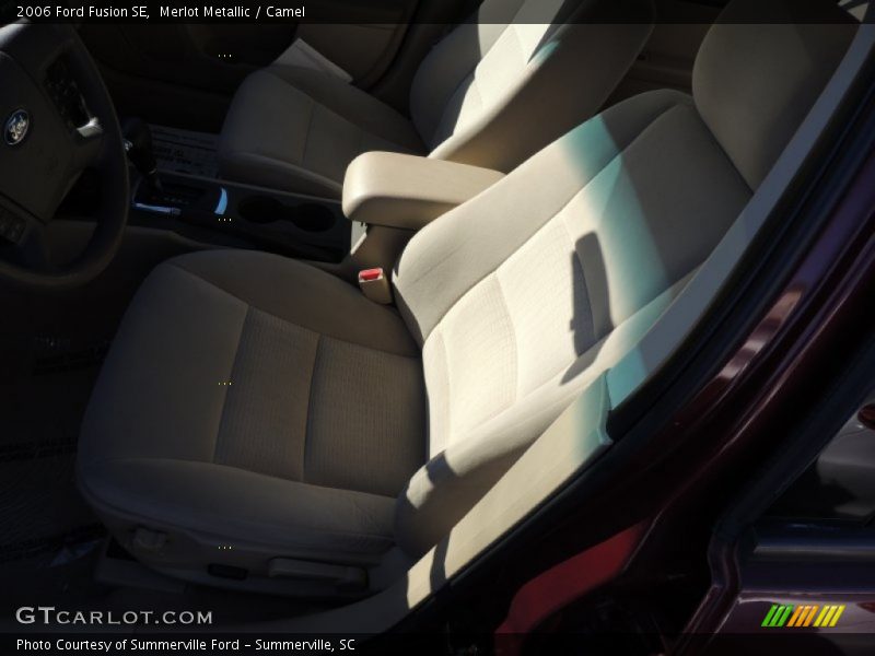 Merlot Metallic / Camel 2006 Ford Fusion SE