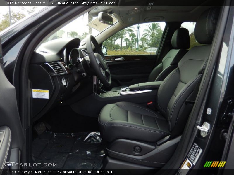 Steel Grey Metallic / Black 2014 Mercedes-Benz ML 350 4Matic