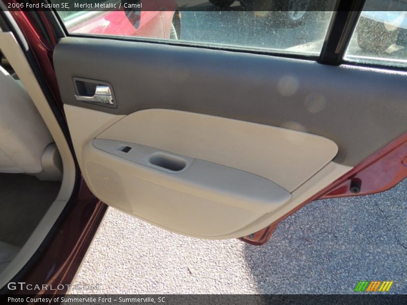 Merlot Metallic / Camel 2006 Ford Fusion SE